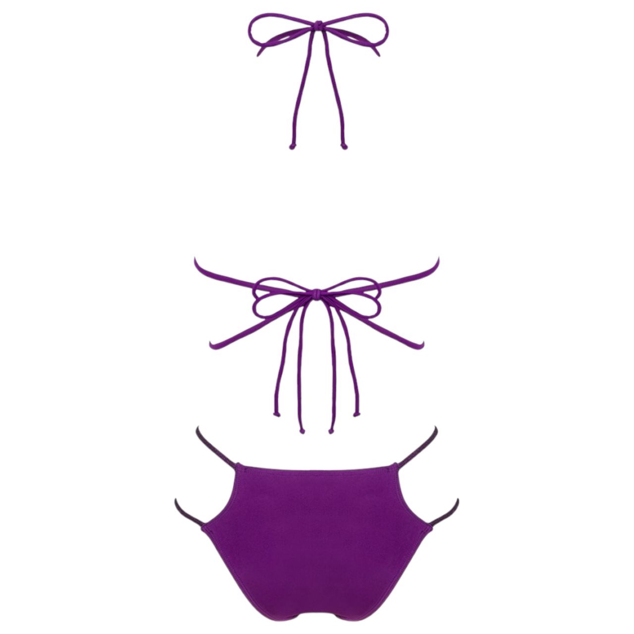 Obsessive Balitta - fényes, nyakpántos bikini (lila)