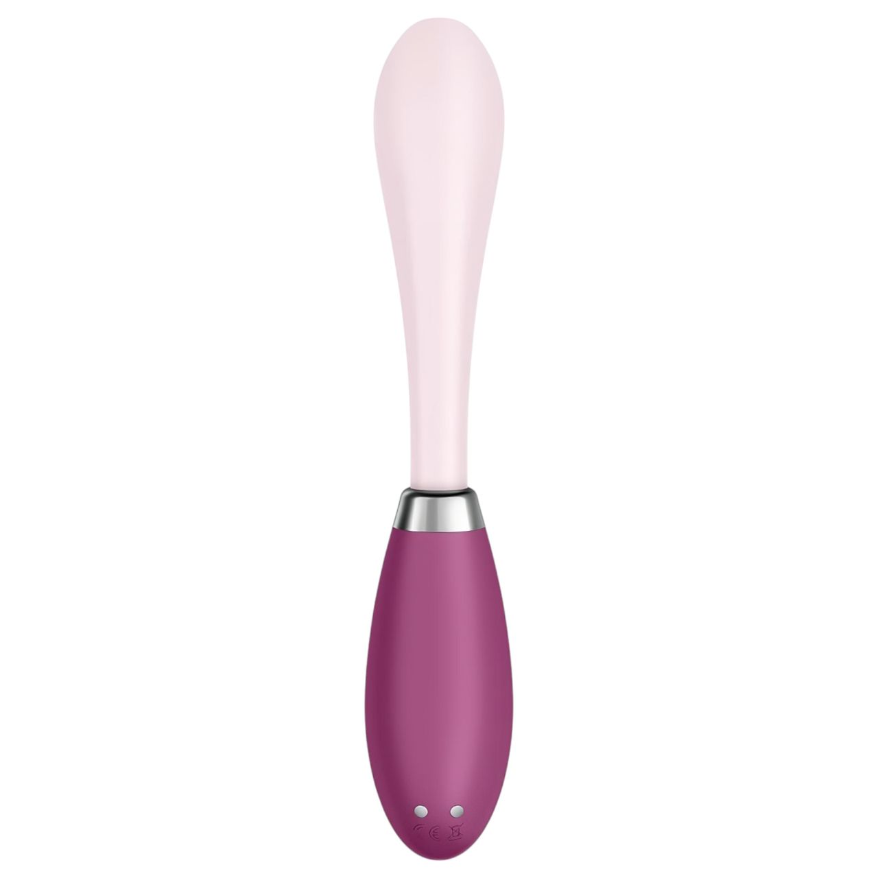 Satisfyer G-Spot Flex 3 - akkus G-pont vibrátor (pink-bordó)