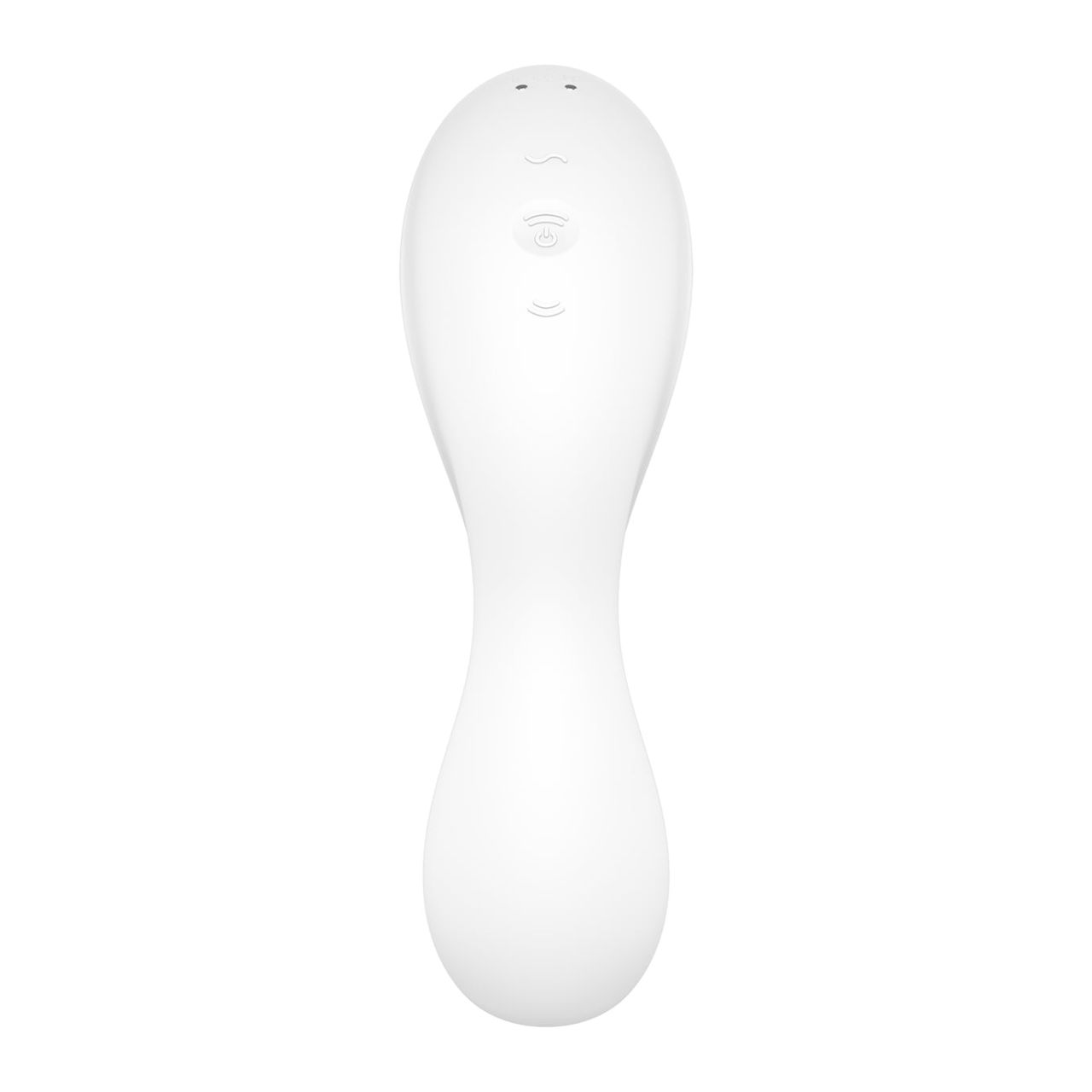 Satisfyer Curvy Trinity 5+ - okos léghullámos 2in1 vibrátor (fehér)