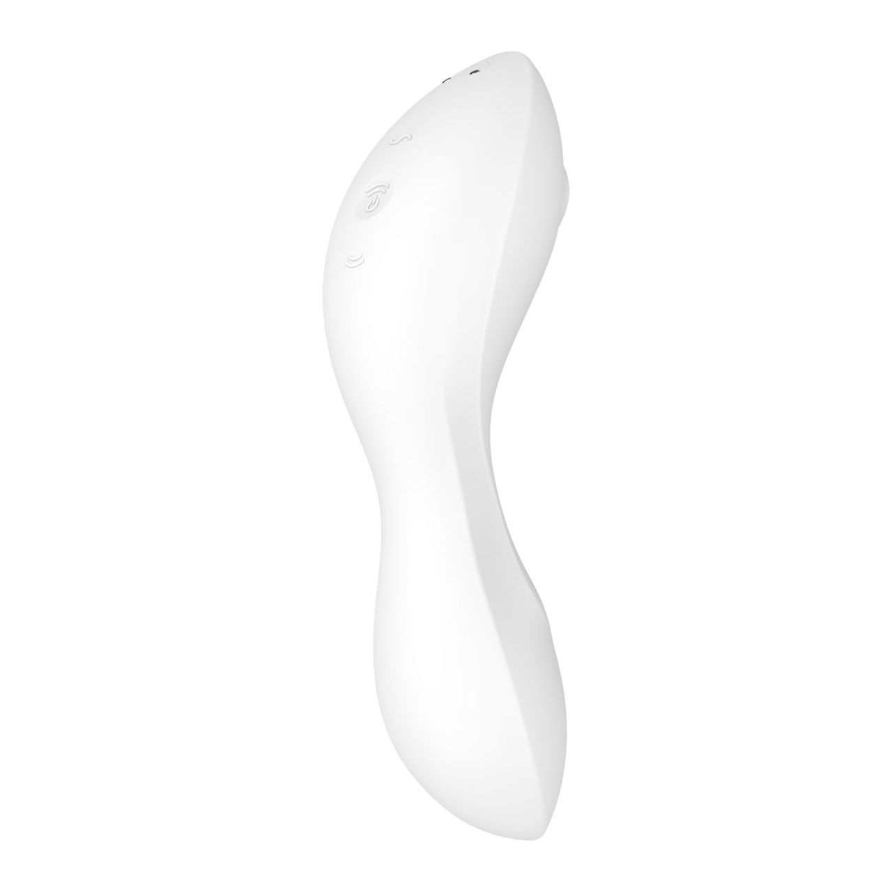 Satisfyer Curvy Trinity 5+ - okos léghullámos 2in1 vibrátor (fehér)