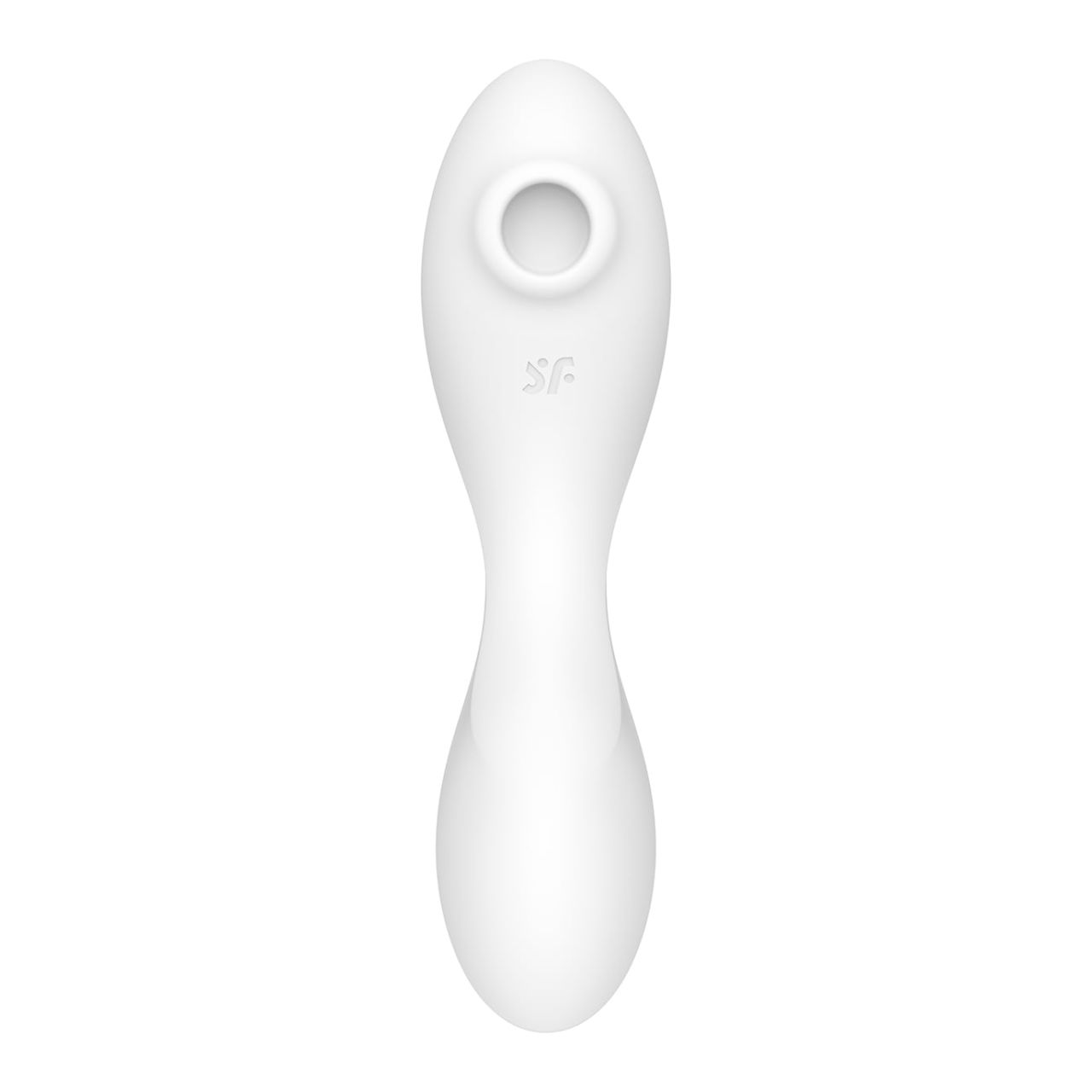 Satisfyer Curvy Trinity 5+ - okos léghullámos 2in1 vibrátor (fehér)