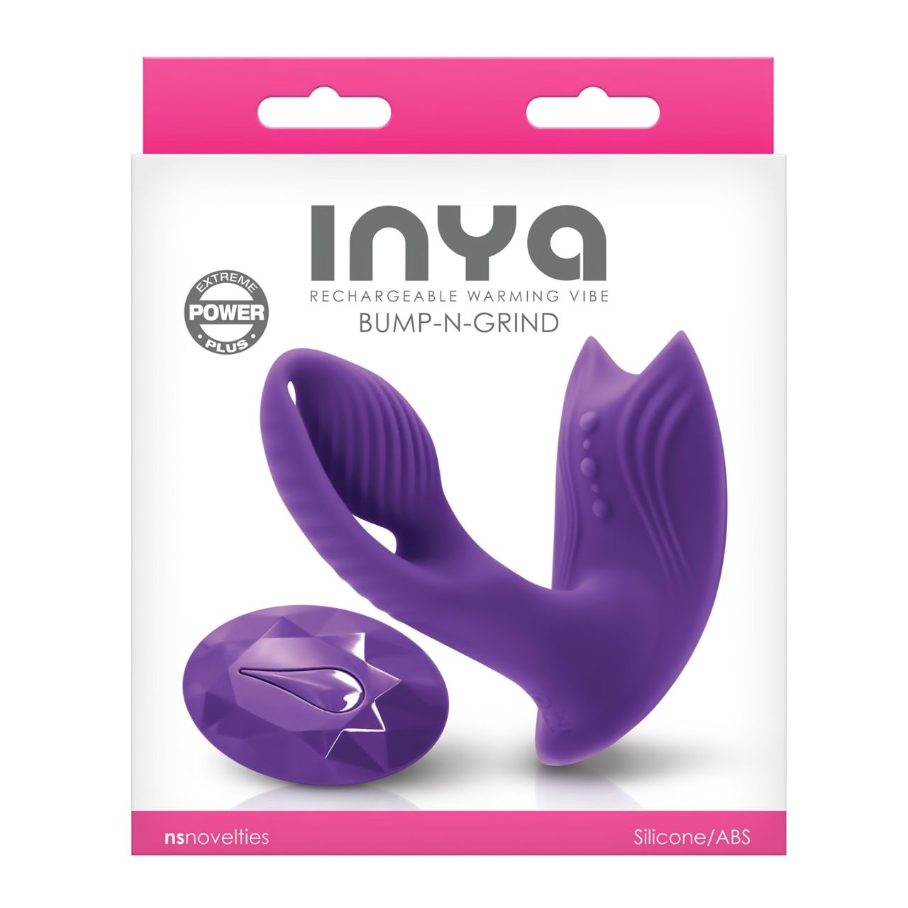 Inya Bump-N-Grind - rádiós, melegítő 2in1 csikló vibrátor (lila) Inya Bump-N-Grind - rádiós, melegítő 2in1 csikló vibrátor (lila)