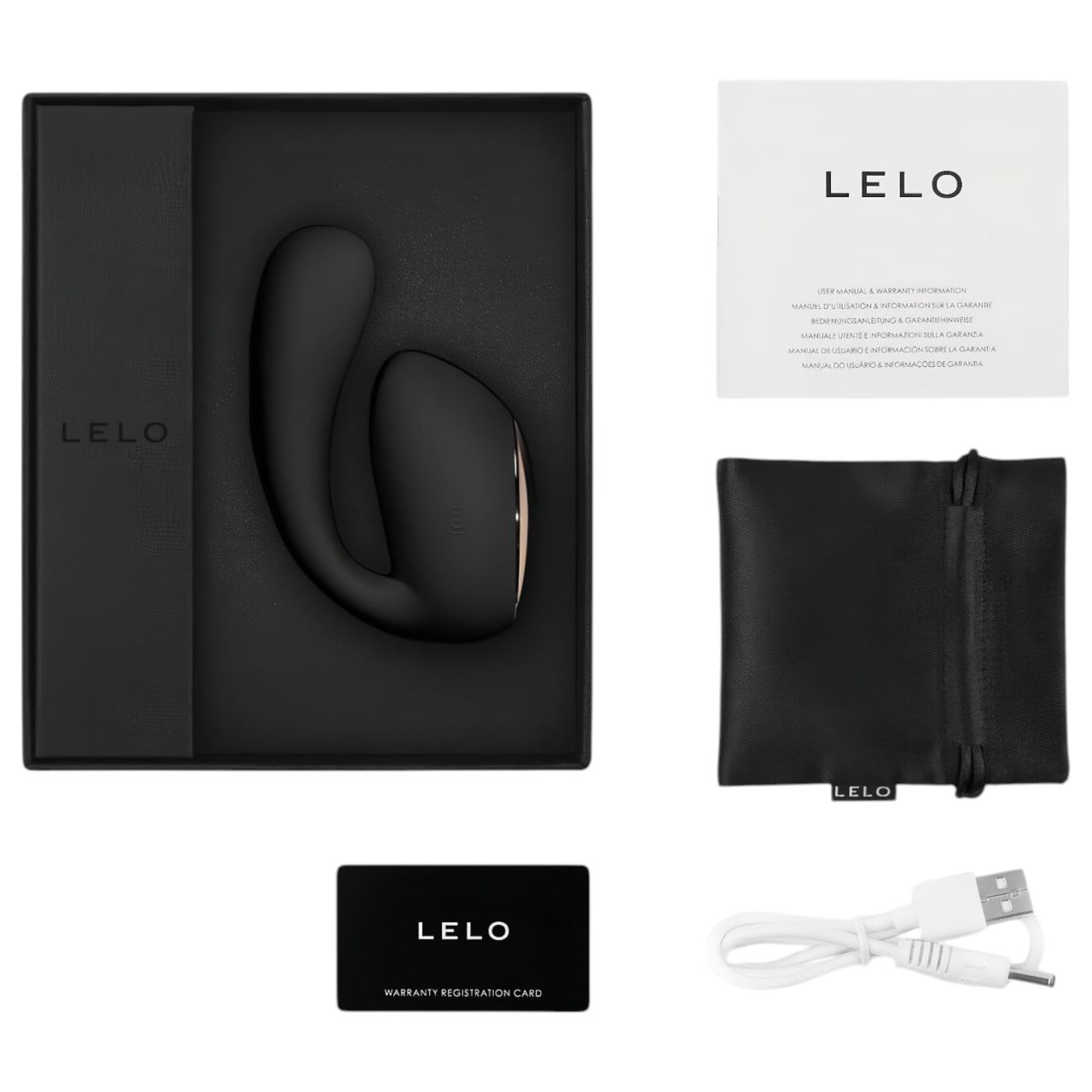 LELO Ida Wave - okos, akkus rezgő-forgó vibrátor (fekete) LELO Ida Wave - okos, akkus rezgő-forgó vibrátor (fekete)