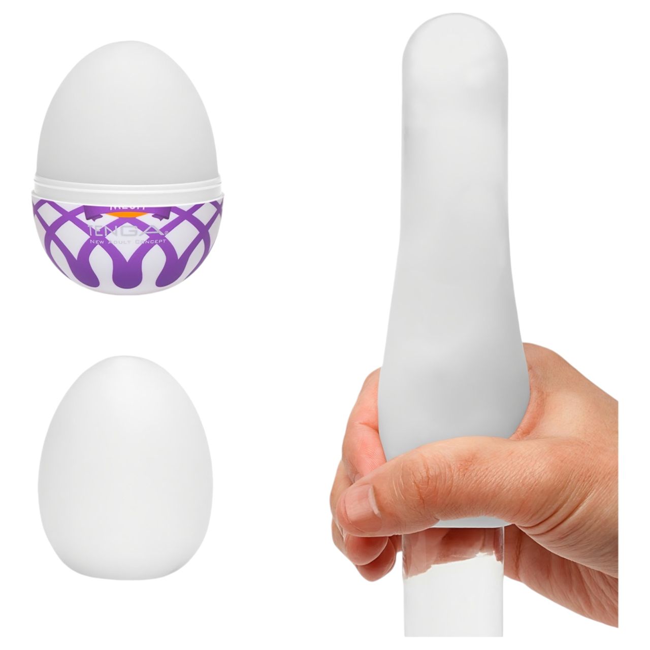 TENGA Egg Mesh - maszturbációs tojás (1db)