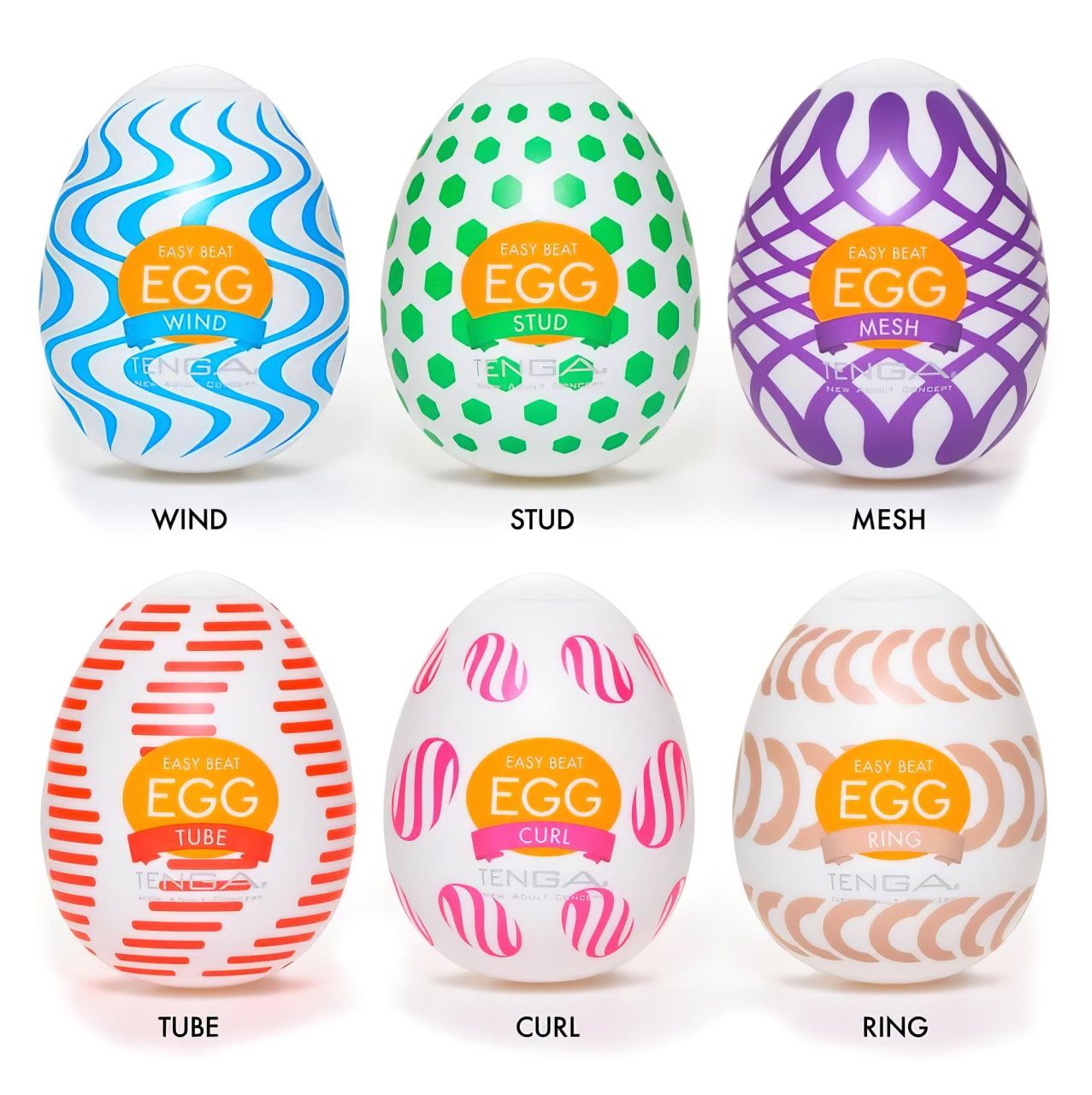 TENGA Egg Wonder - maszturbációs tojás (6db)