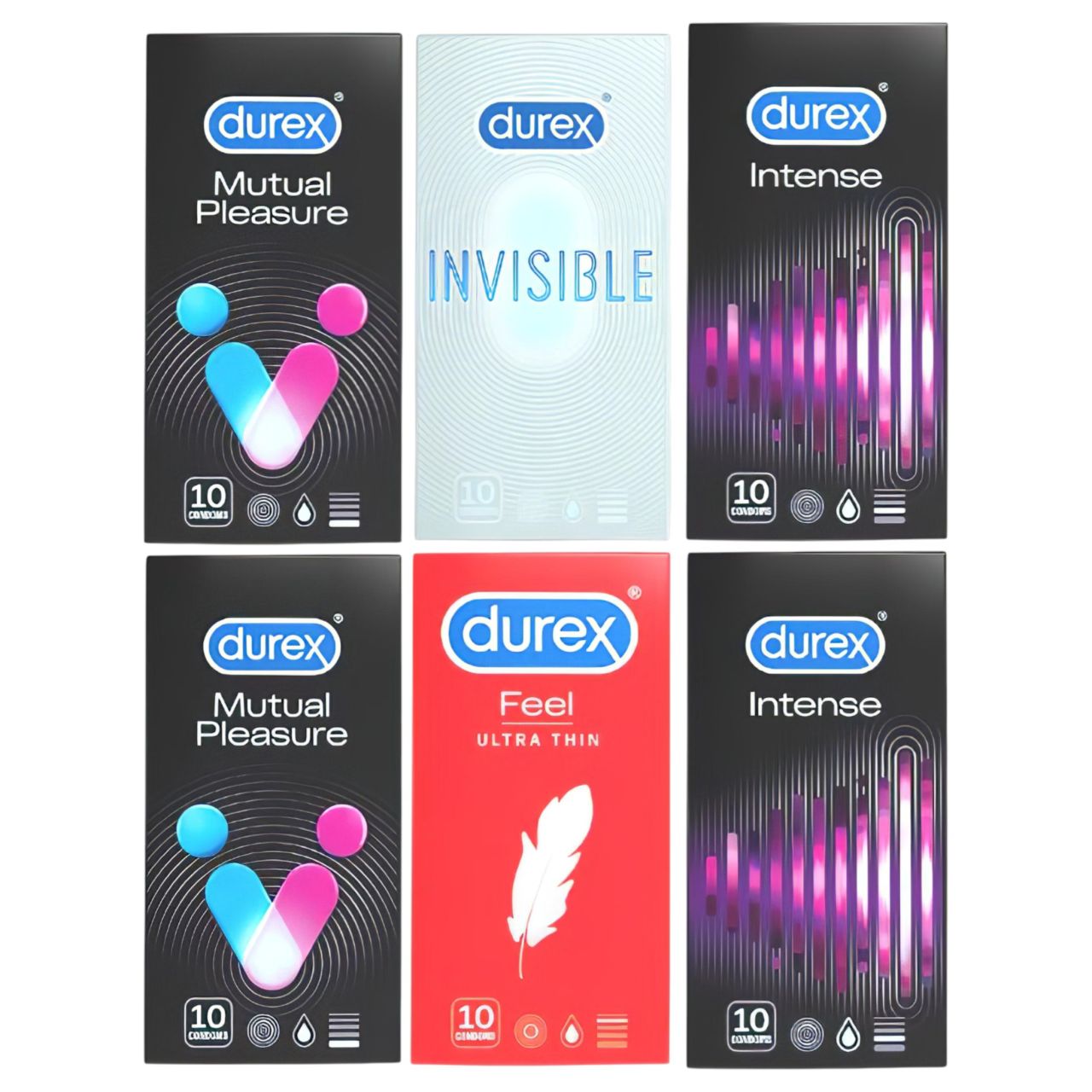 Durex Premium - extra élvezet óvszer csomag (6x10db) Durex Premium - extra élvezet óvszer csomag (6x10db)