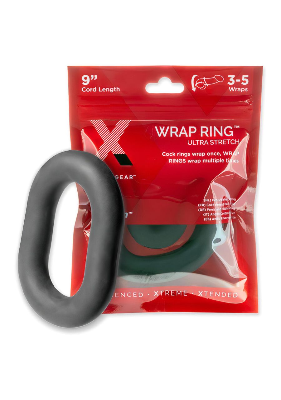 Perfect Fit Ultra Wrap 9 - vastag péniszgyűrű - fekete (22cm)