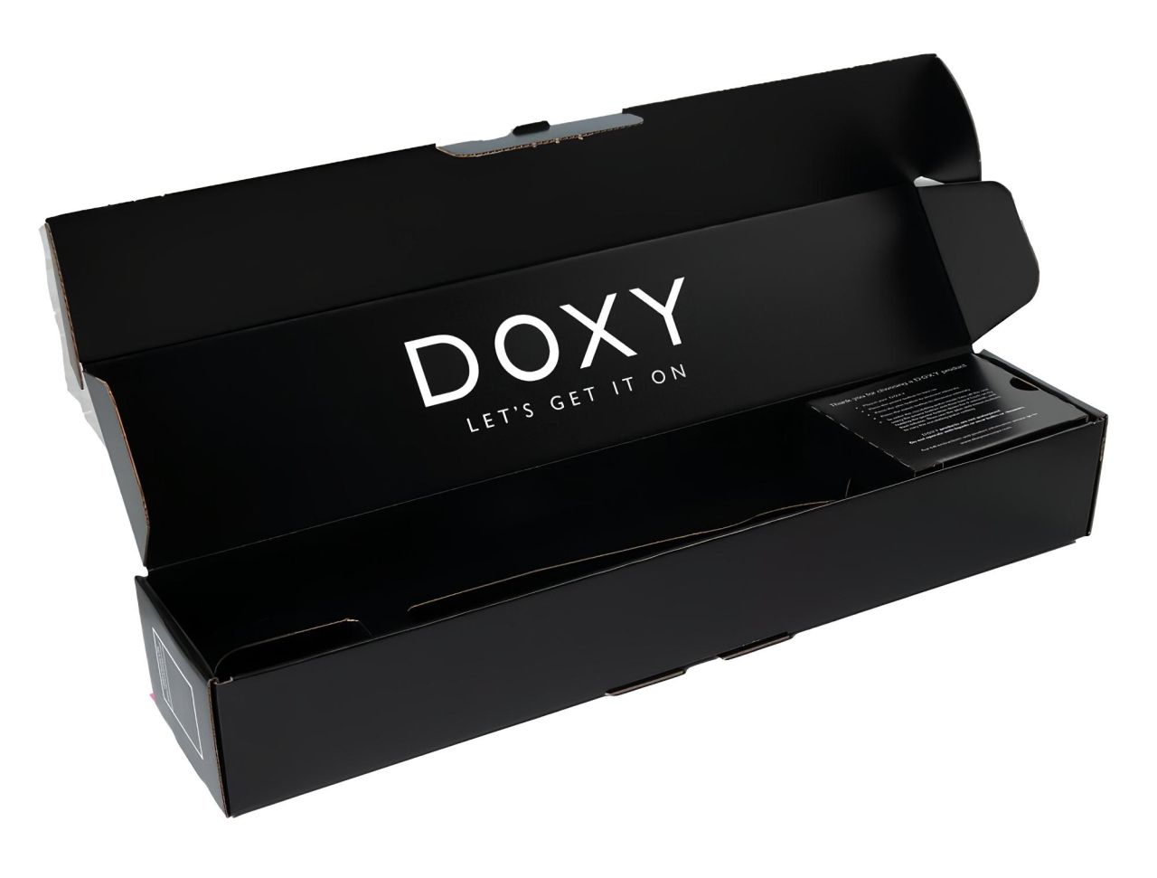 Doxy Wand Original - hálózati masszírozó vibrátor (fekete)