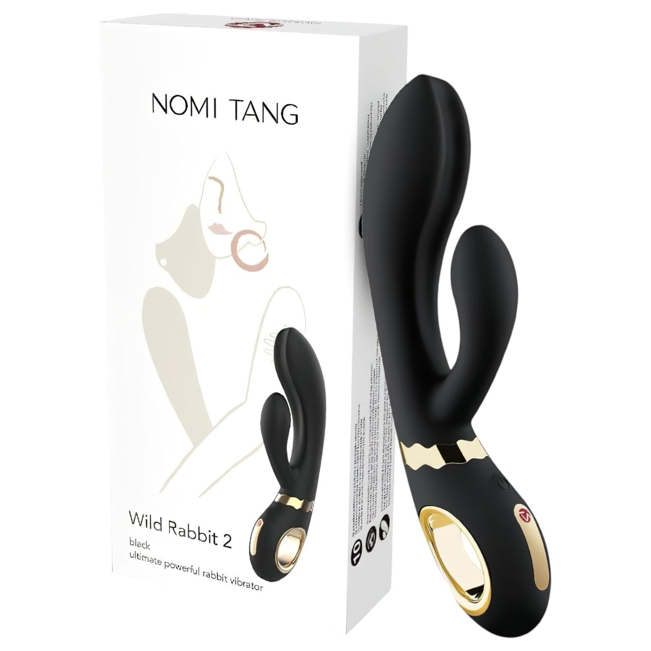 Nomi Tang - akkus, csiklókaros G-pont vibrátor (fekete) Nomi Tang - akkus, csiklókaros G-pont vibrátor (fekete)