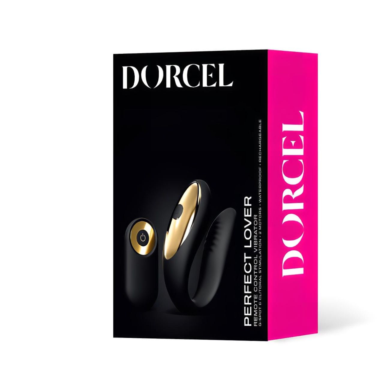 Dorcel Perfect Lover - akkus rádiós párvibrátor (fekete)