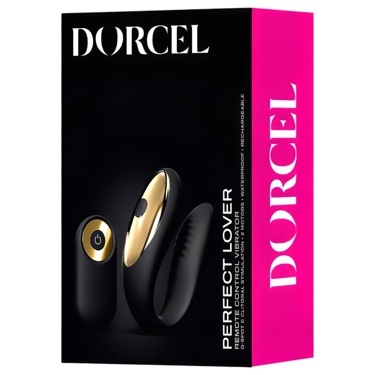 Dorcel Perfect Lover - akkus rádiós párvibrátor (fekete)