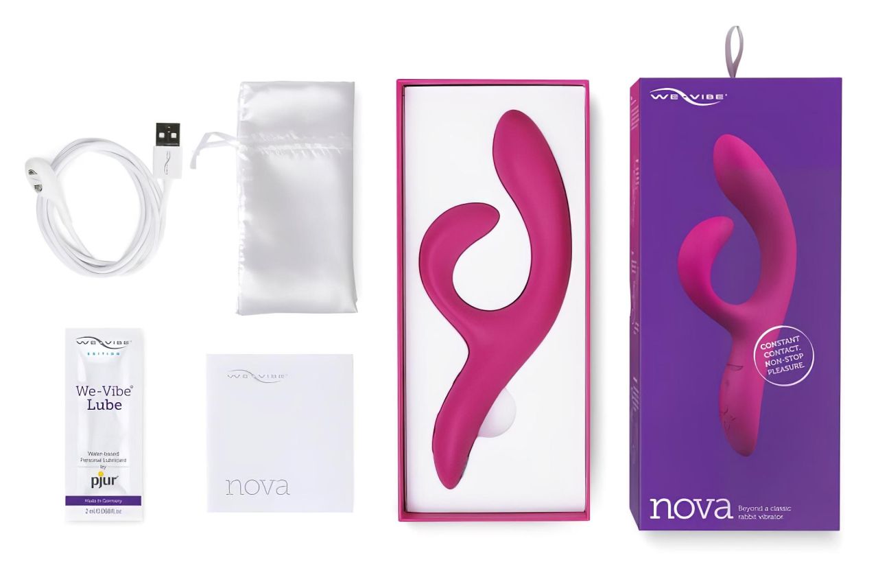 We-Vibe Nova 2 - akkus, okos, vízálló csiklókaros vibrátor (lila)