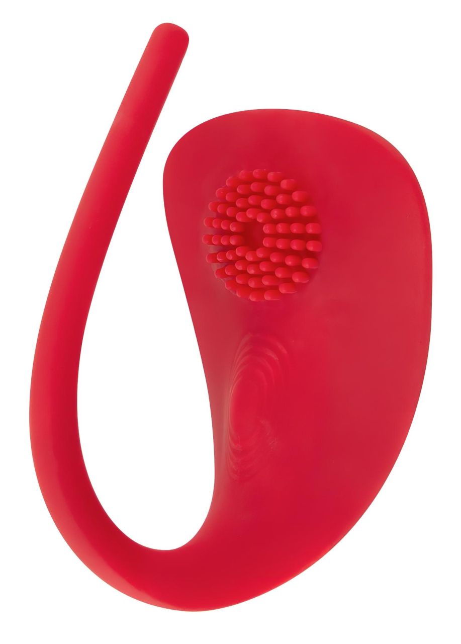 SMILE Slim Panty - akkus, rádiós csikló vibrátor (piros)