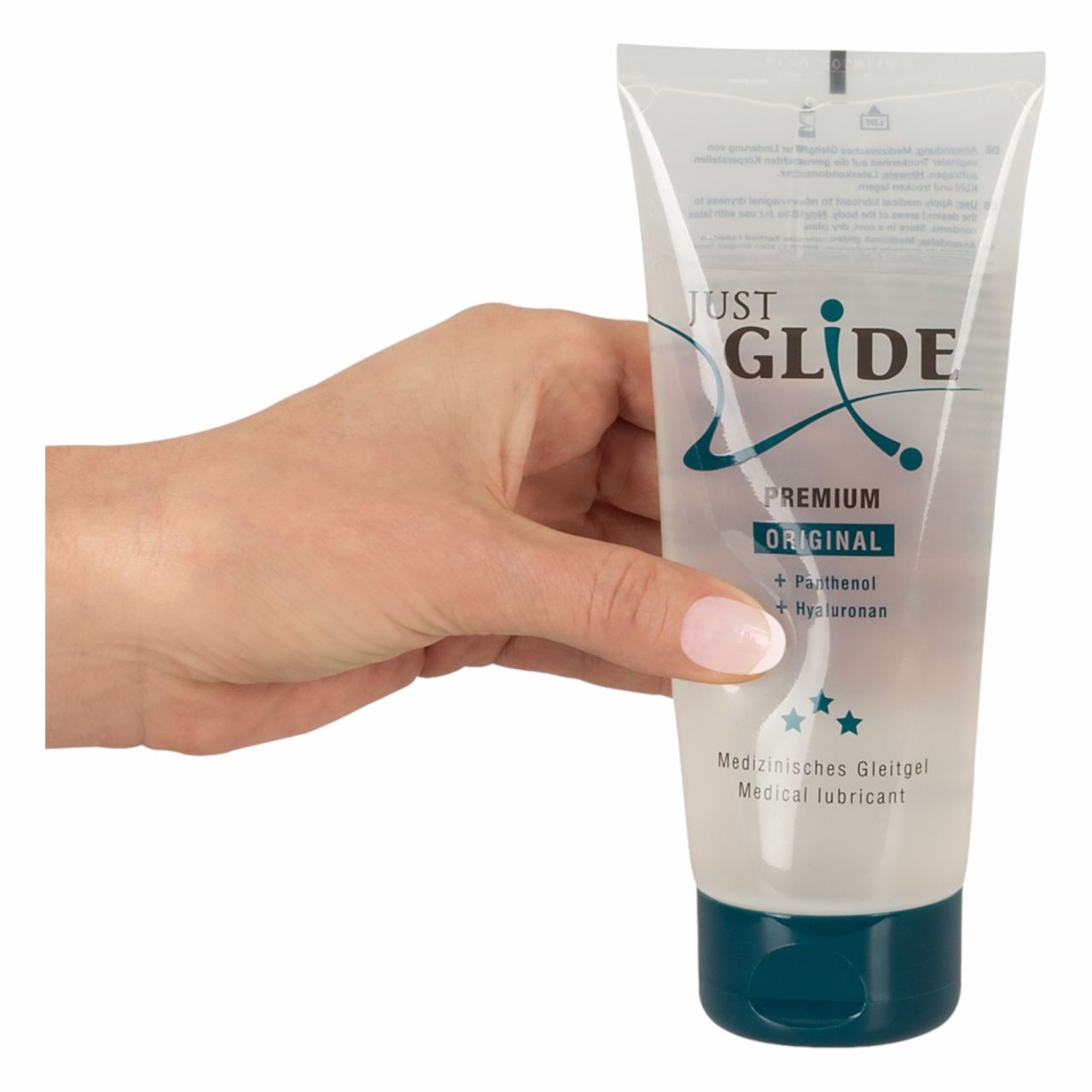 Just Glide Premium Original - vegán, vízbázisú síkosító (200ml)