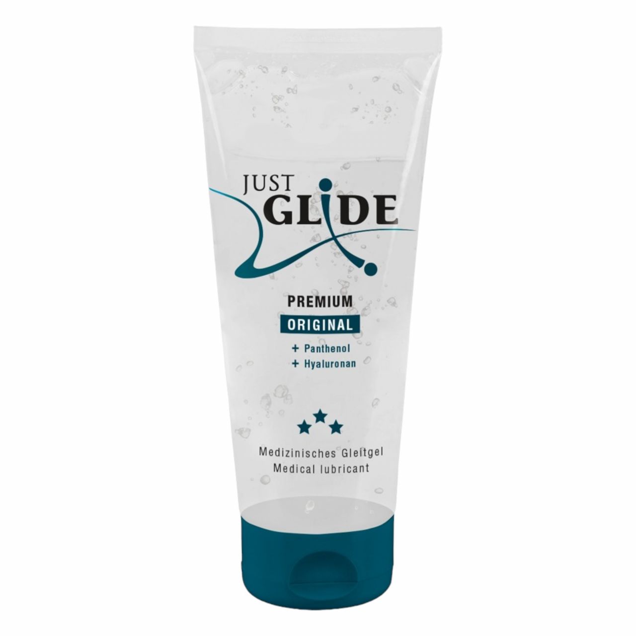 Just Glide Premium Original - vegán, vízbázisú síkosító (200ml)