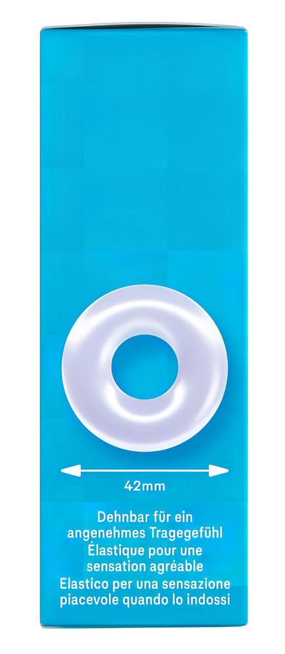 Durex Pleasure Ring - péniszgyűrű (áttetsző)