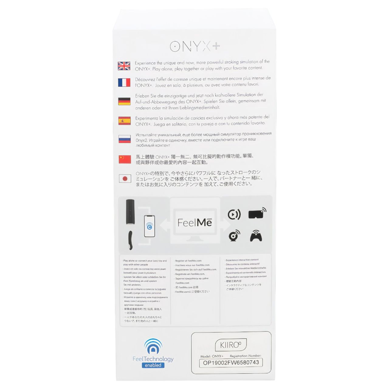 Kiiroo Onyx+ - interaktív maszturbátor (fekete) Kiiroo Onyx+ - interaktív maszturbátor (fekete)
