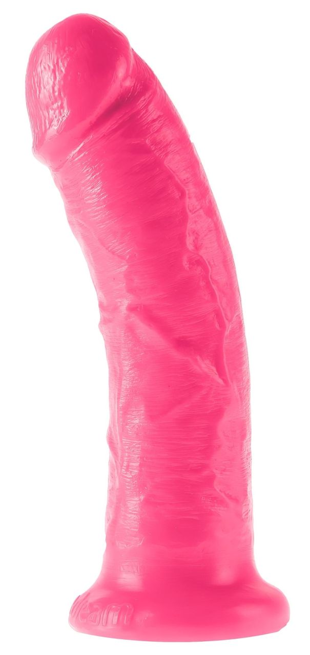 Dillio 8 - tapadótalpas, élethű dildó (20cm) - pink