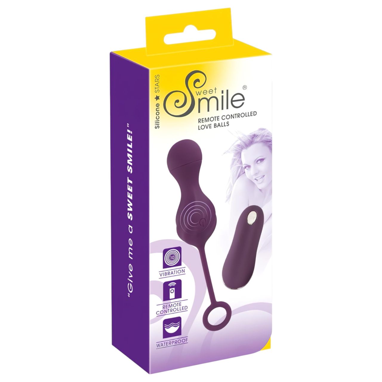 SMILE RC Love Balls - akkus, rádiós vibrációs tojás (lila) SMILE RC Love Balls - akkus, rádiós vibrációs tojás (lila)