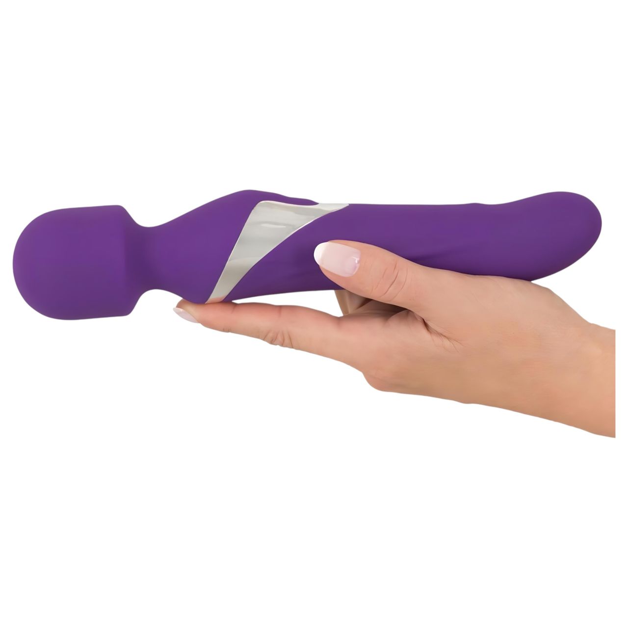 Javida Wand & Pearl - 2in1 masszírozó vibrátor (lila)