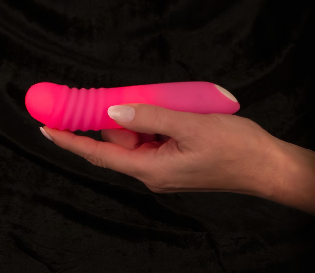 You2Toys - Flashing Mini Vibe - akkus, világító vibrátor (pink)