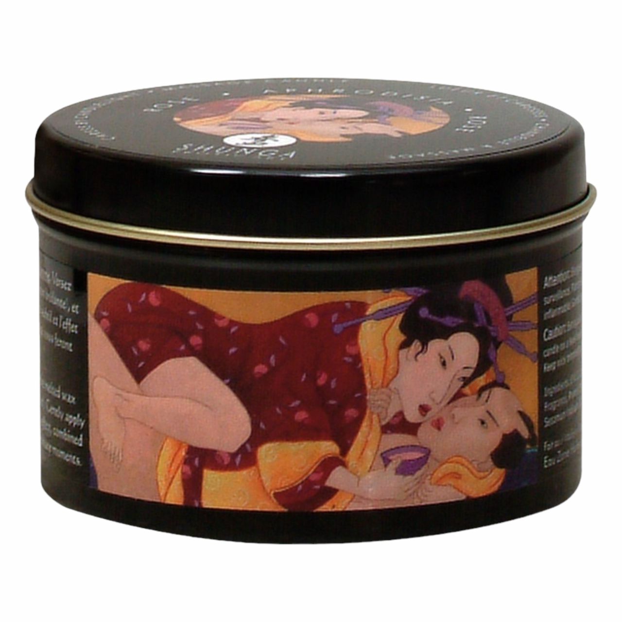 Shunga testgyertya - afrodiziákum - rózsa (170ml)