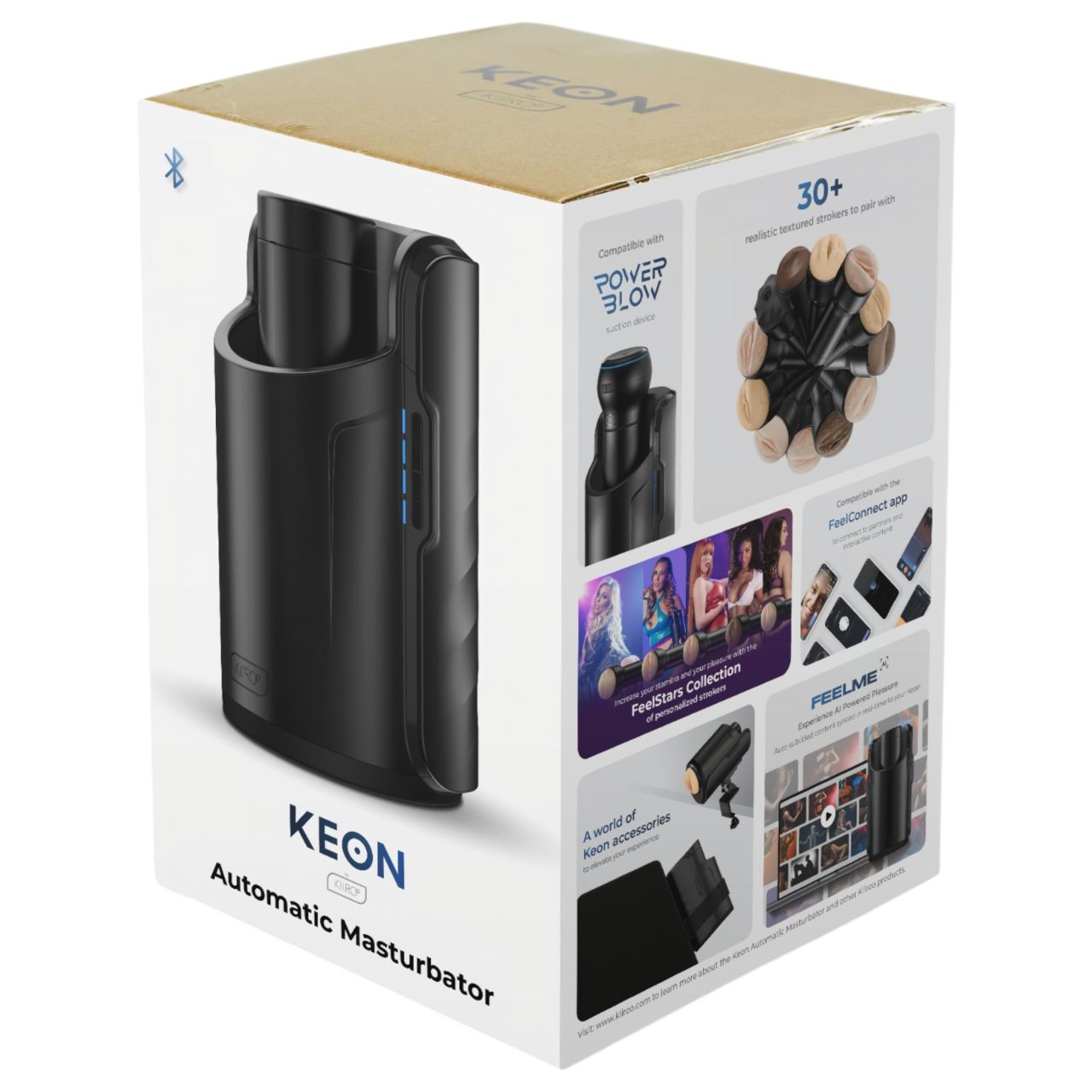Kiiroo Keon Automatic - interaktív, okos maszturbátor (fekete) Kiiroo Keon Automatic - interaktív, okos maszturbátor (fekete)