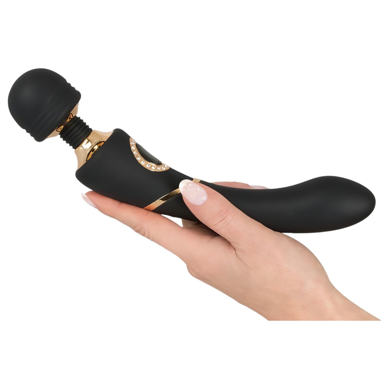 Cleopatra Wand - akkus, vízálló masszírozó vibrátor (fekete) Cleopatra Wand - akkus, vízálló masszírozó vibrátor (fekete)