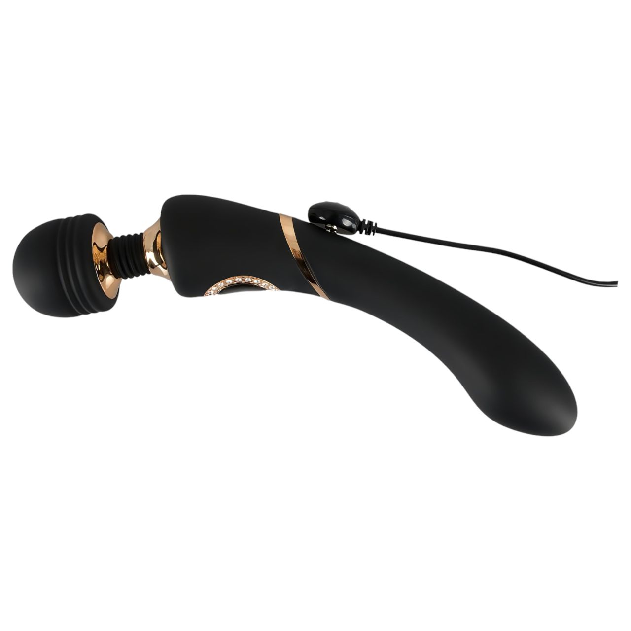 Cleopatra Wand - akkus, vízálló masszírozó vibrátor (fekete) Cleopatra Wand - akkus, vízálló masszírozó vibrátor (fekete)