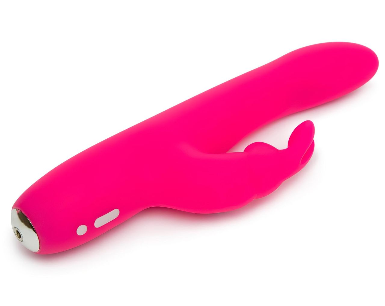 Happyrabbit Curve Slim - vízálló, akkus csiklókaros vibrátor (pink)