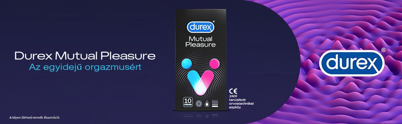 Durex Mutual Pleasure - késleltető óvszer (10db)