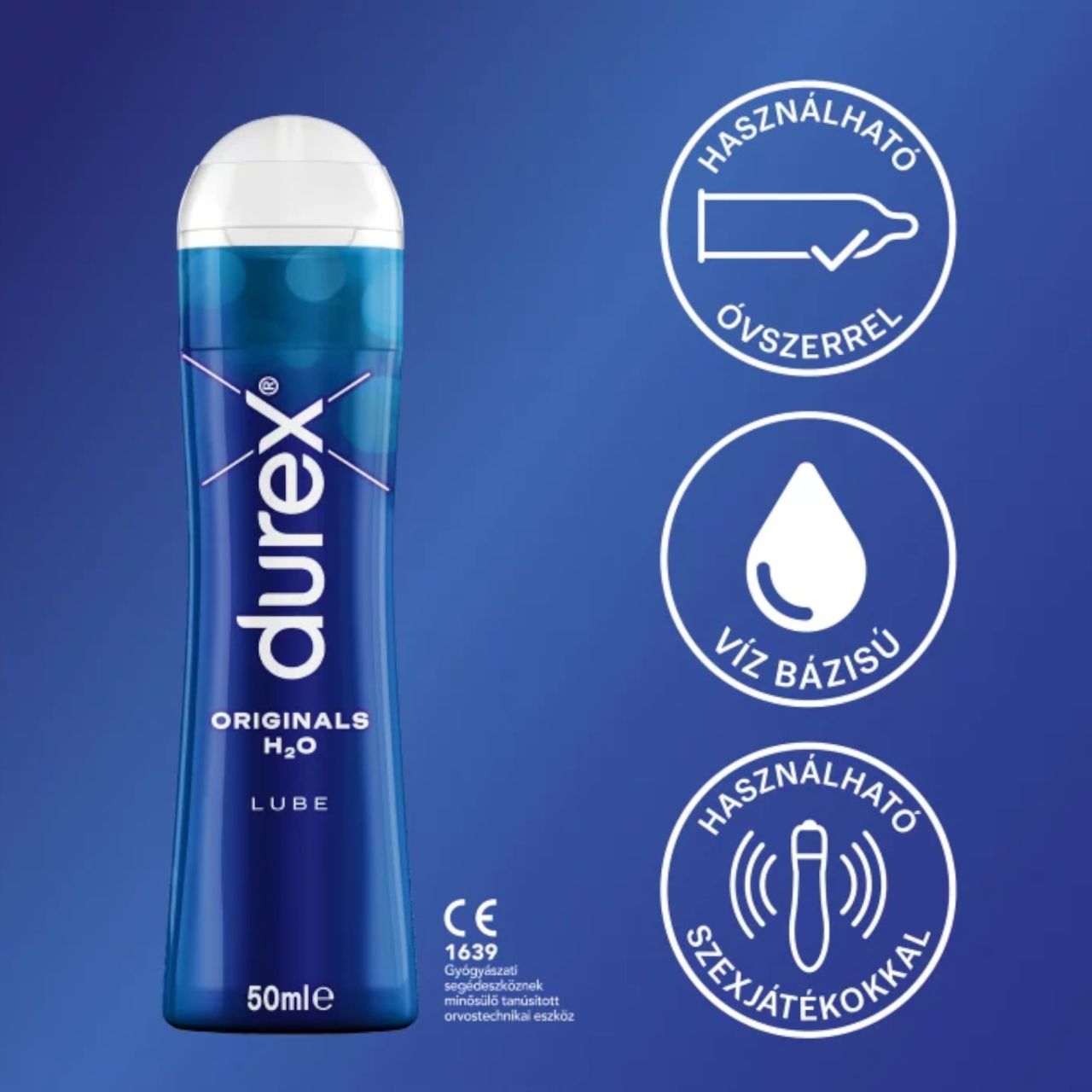 Durex Originals - vízbázisú síkosító (50ml) Durex Originals - vízbázisú síkosító (50ml)