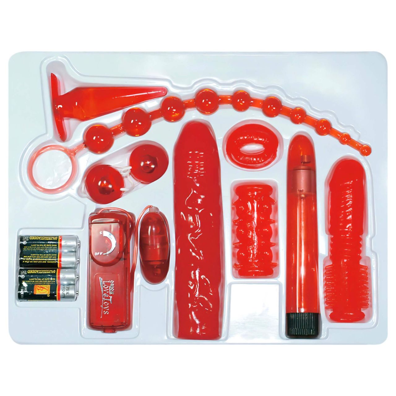 You2Toys - Vörös rózsák - vibrátoros készlet (9 részes) You2Toys - Vörös rózsák - vibrátoros készlet (9 részes)