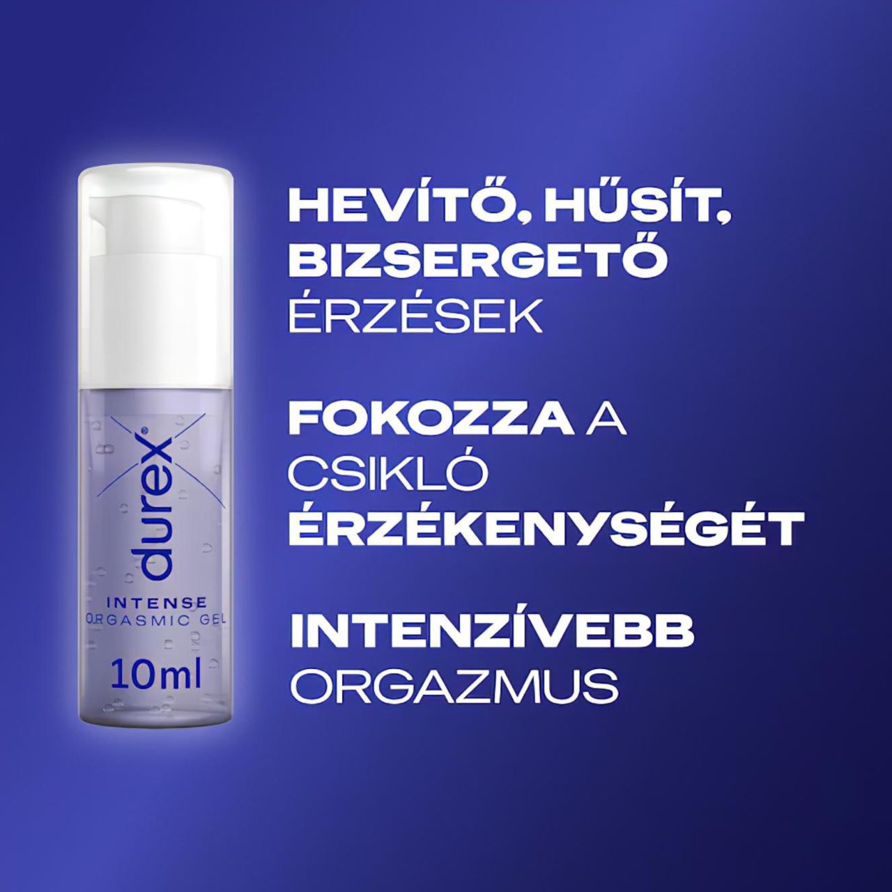 Durex Intense Orgasmic - stimuláló intim gél nőknek (10ml) Durex Intense Orgasmic - stimuláló intim gél nőknek (10ml)