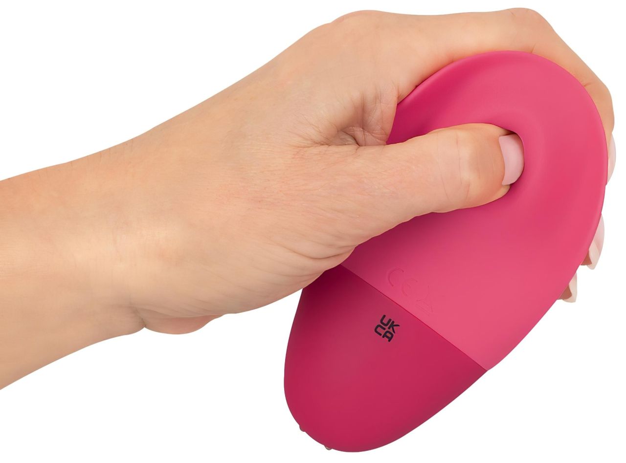 SMILE Thumping Touch - akkus, pulzáló csikló vibrátor (pink)