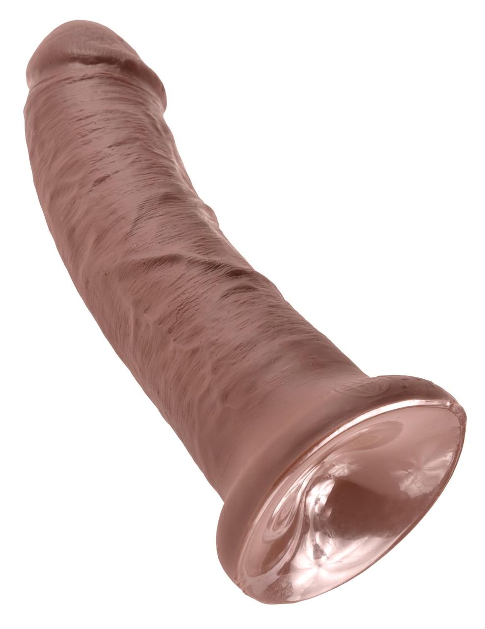 King Cock 8 dildó (20cm) - barna