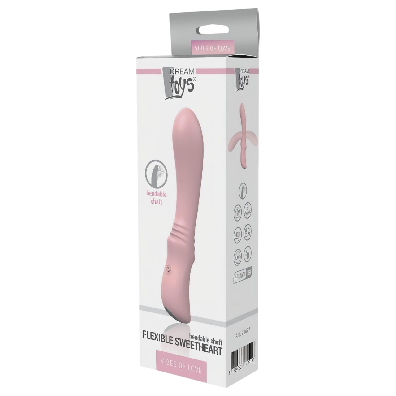 Vibes of Love Sweetheart - hajlékony G-pont vibrátor (pink) Vibes of Love Sweetheart - hajlékony G-pont vibrátor (pink)