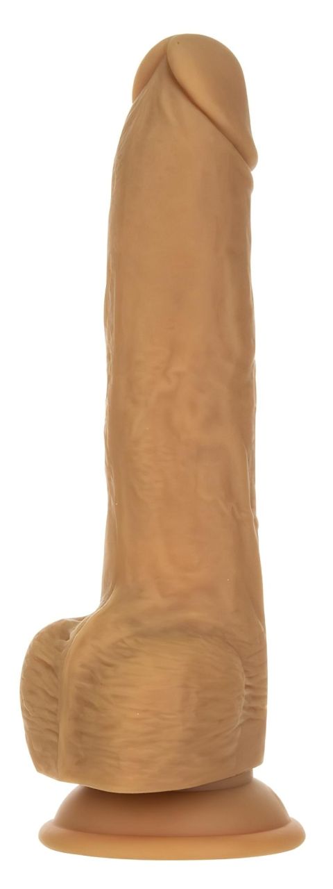 Naked Addiction Thrusting 9 - rádiós, lökő vibrátor - sötét (23cm)