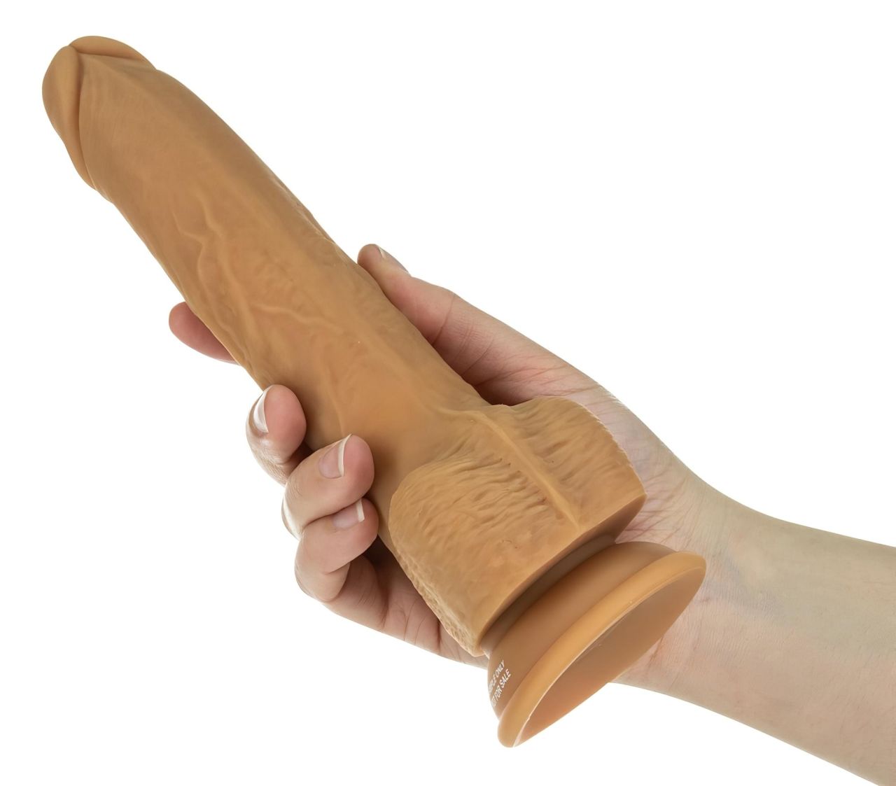 Naked Addiction Thrusting 9 - rádiós, lökő vibrátor - sötét (23cm)