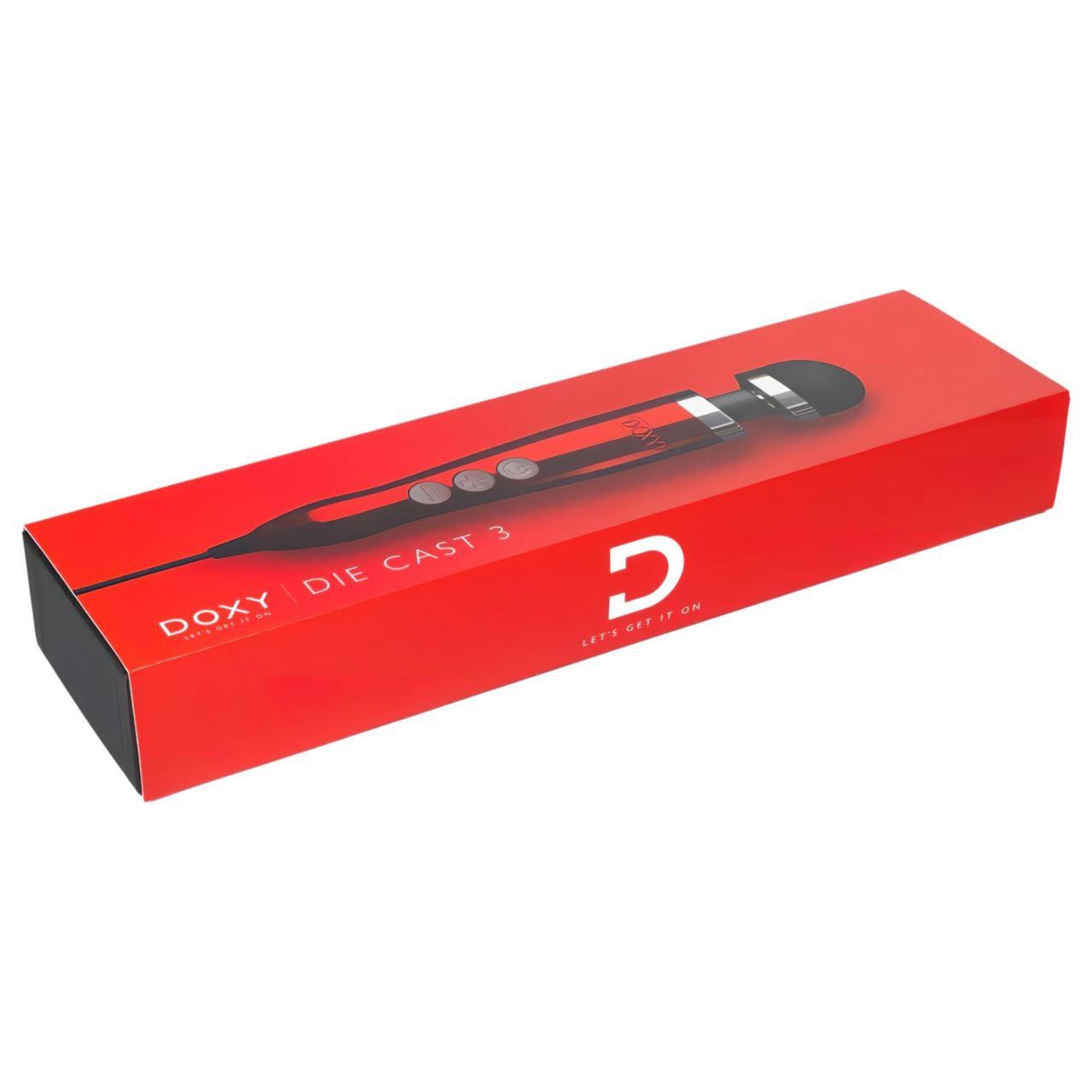 Doxy Die Cast 3 Wand - hálózati masszírozó vibrátor (piros) Doxy Die Cast 3 Wand - hálózati masszírozó vibrátor (piros)