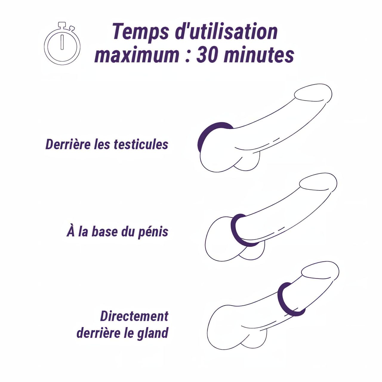 Boners - szilikon péniszgyűrű szett - 3db (szürke)