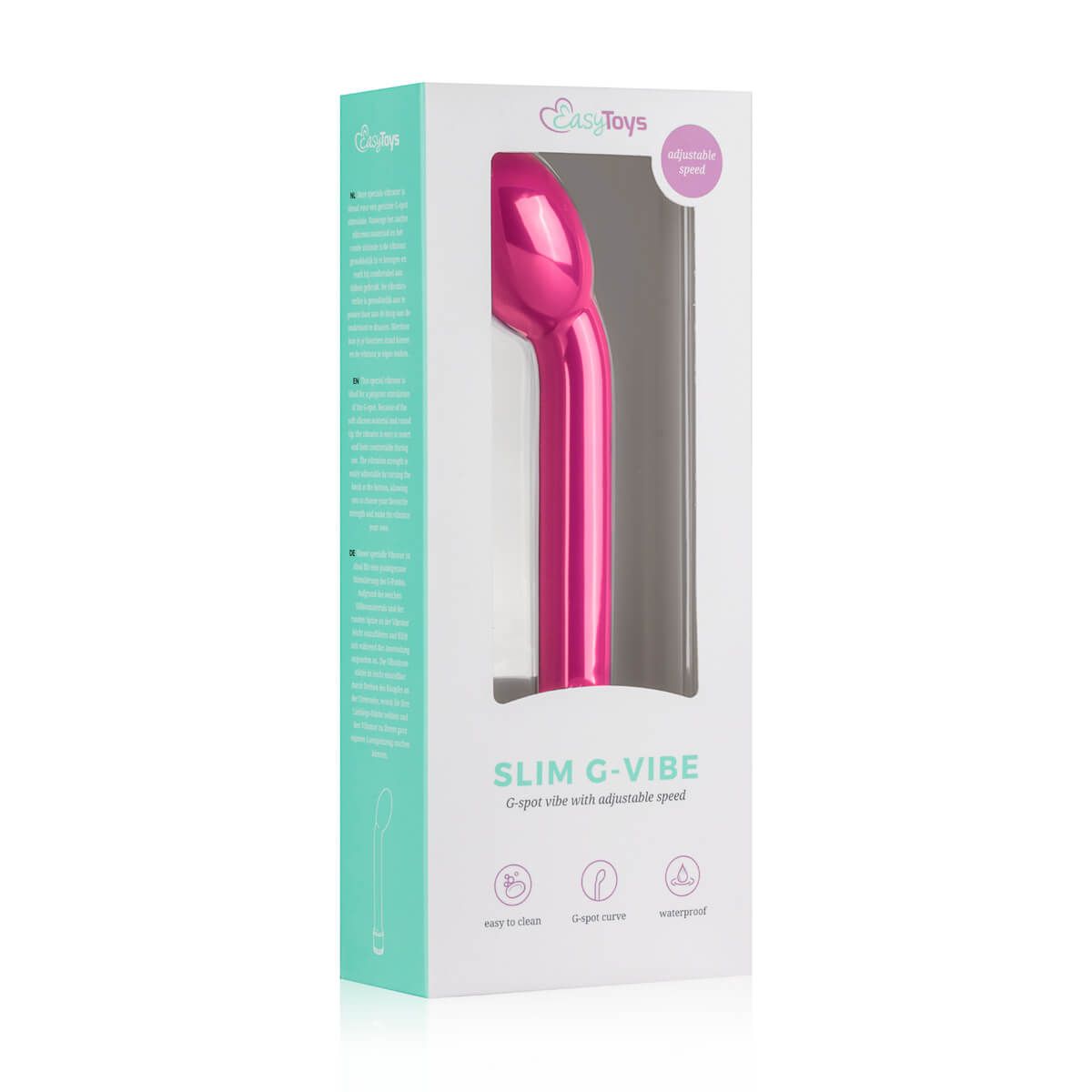 Easytoys Slim - G-pont vibrátor (pink)