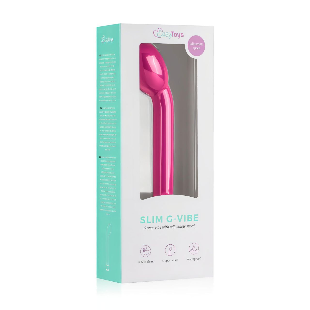 Easytoys Slim - G-pont vibrátor (pink)