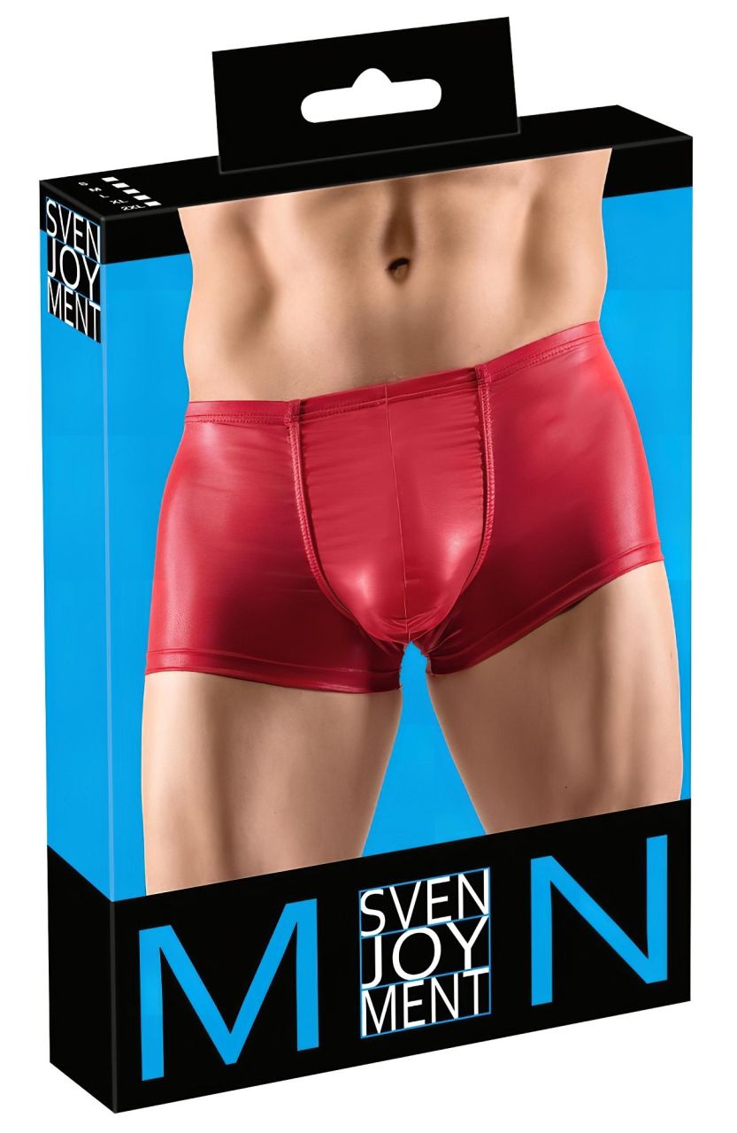 Svenjoyment - fényes push-up boxer (piros)