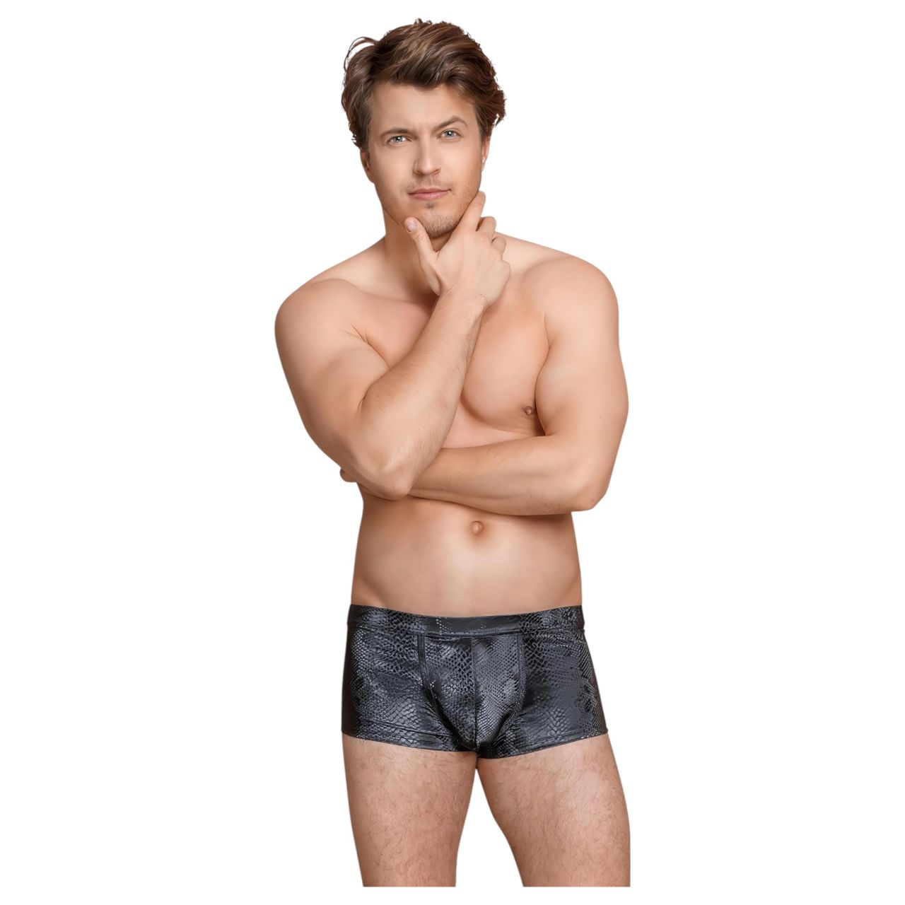 NEK - kígyóbőr mintás boxer (fekete) NEK - kígyóbőr mintás boxer (fekete)