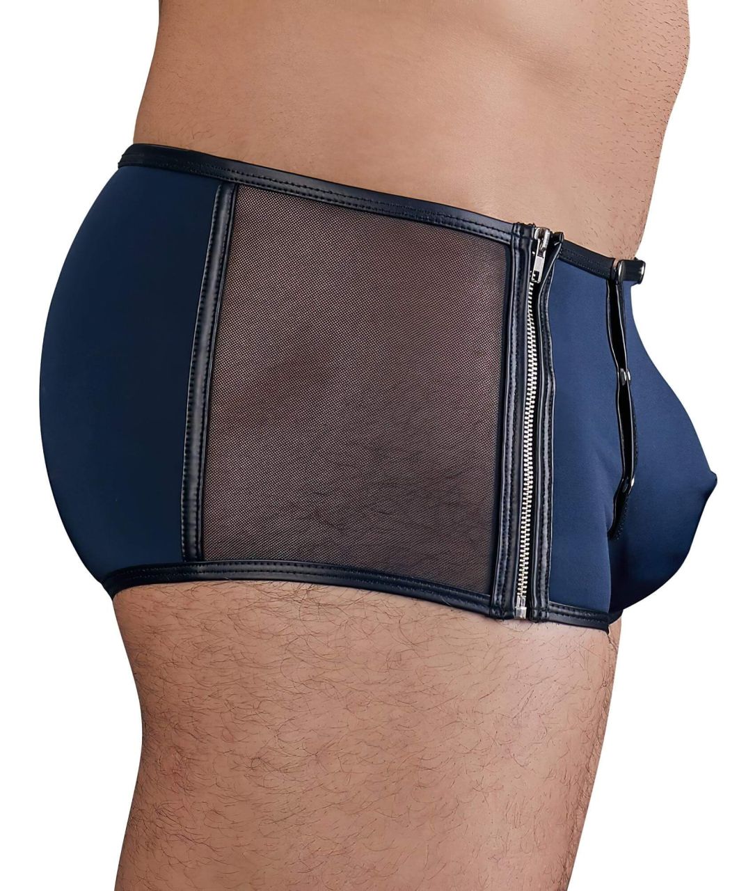 NEK - fekete fűzős-necc betétes boxer (kék) NEK - fekete fűzős-necc betétes boxer (kék)