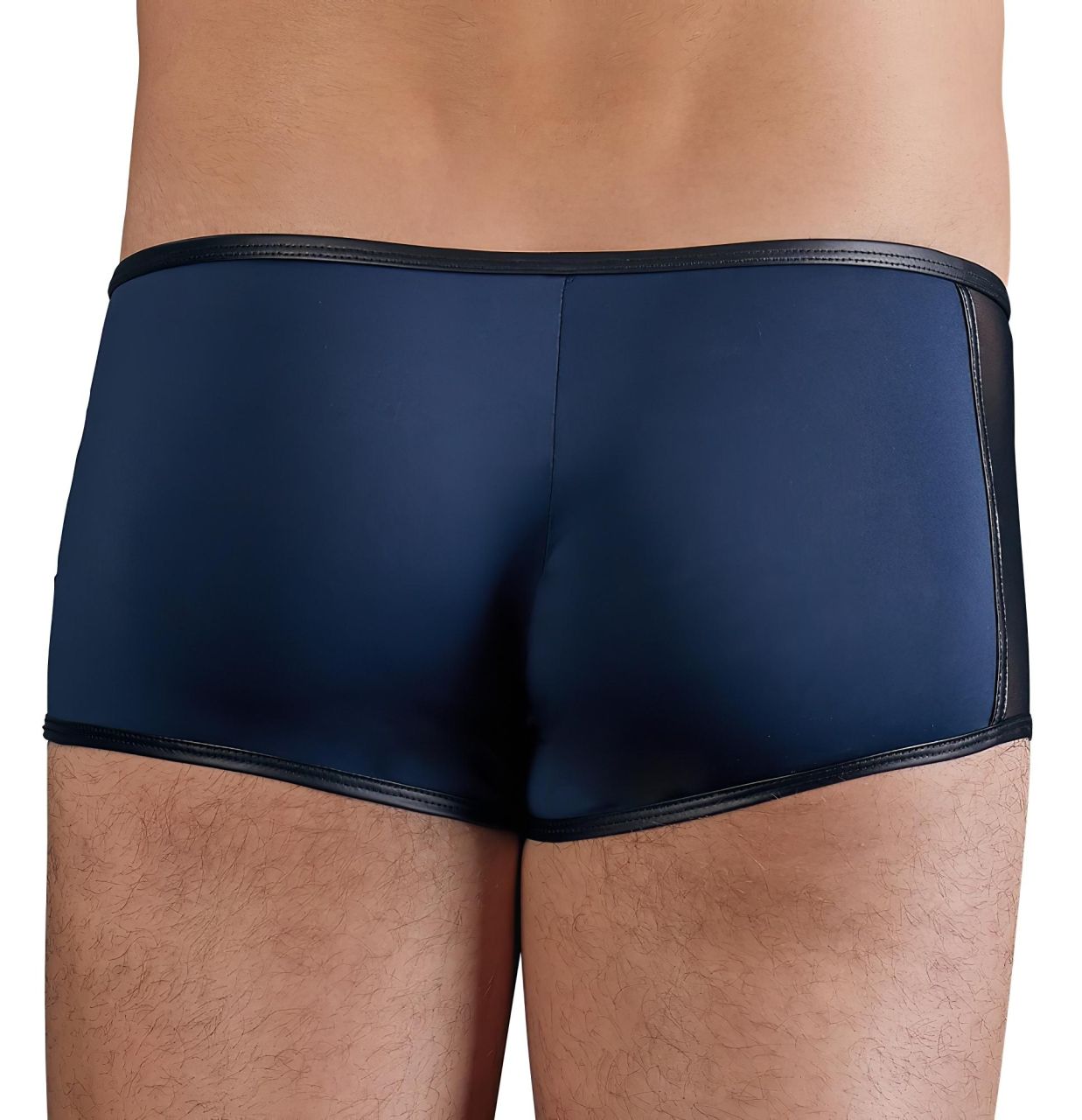 NEK - fekete fűzős-necc betétes boxer (kék) NEK - fekete fűzős-necc betétes boxer (kék)