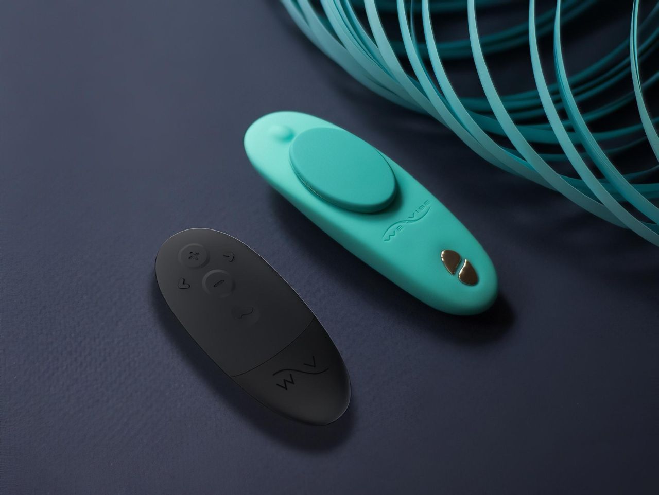 We-Vibe Moxie+ - rádiós, okos csiklóvibrátor (türkiz)