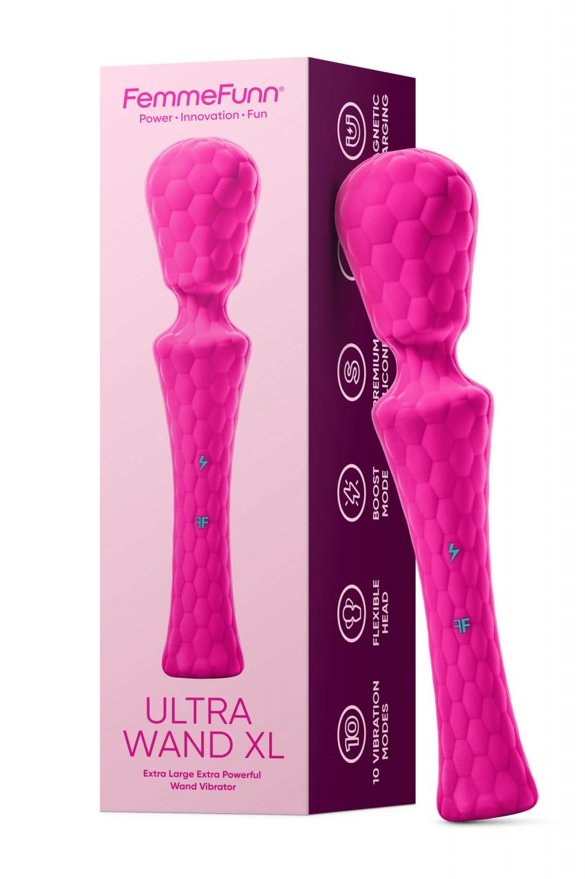 FemmeFunn Ultra Wand XL - prémium masszírozó vibrátor (pink)