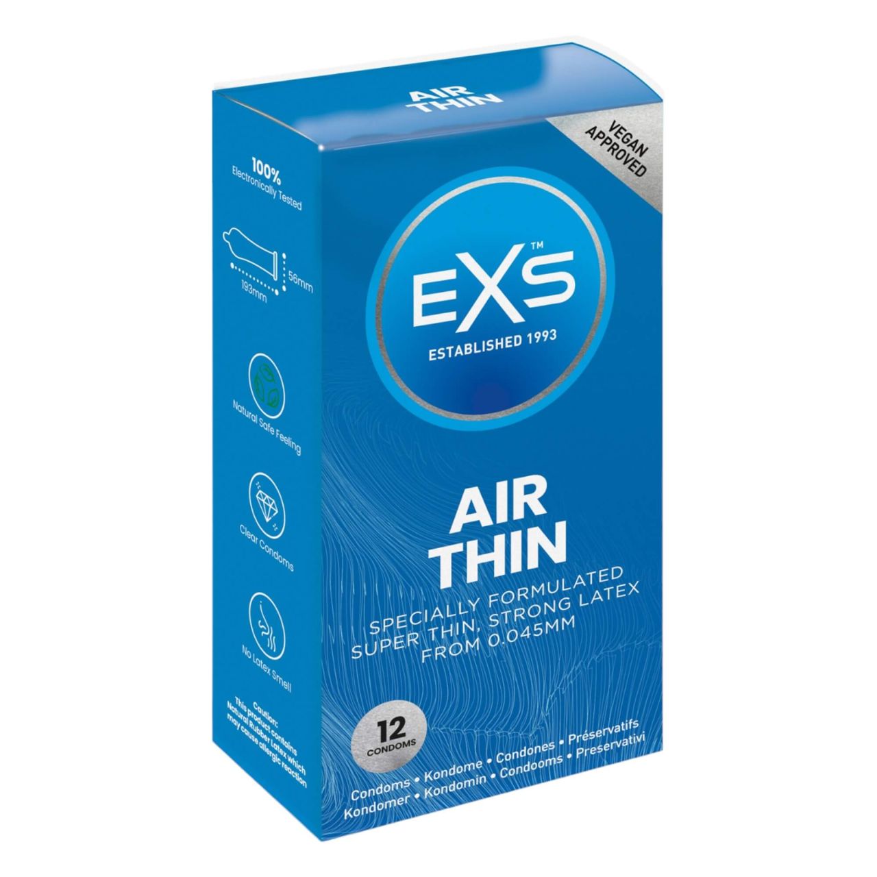 EXS Air Thin - latex óvszer (12db)